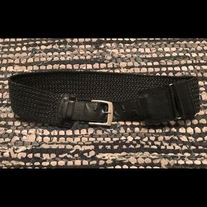 Woven waist belt